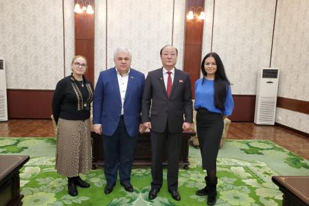 Казбек Тайсаев провёл встречу с Послом КНДР Син Хон Чхолем