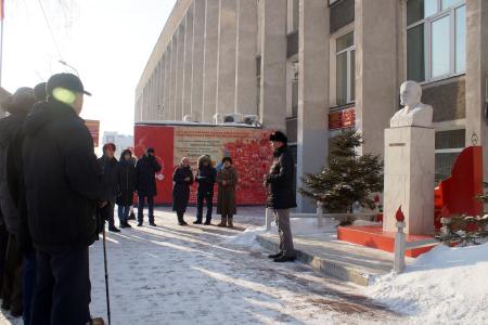 Республика Бурятия. Ленин навсегда останется в памяти народа!