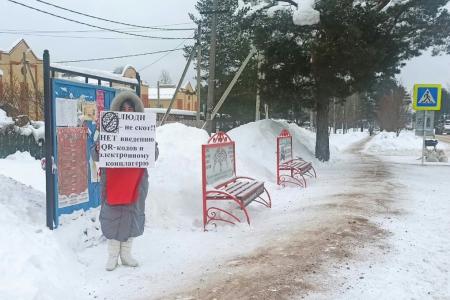 Новгородская область: Выездное заседание правительства региона коммунисты Хвойной встретили акциями протеста
