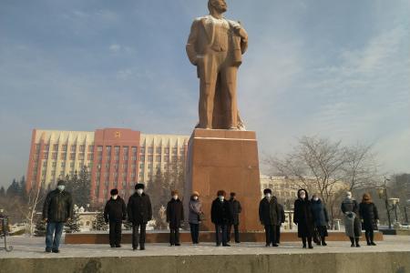 Коммунисты Забайкалья почтили память В. И. Ленина