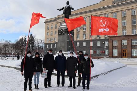 В Орловской области прошли акции, посвященные памяти Владимира Ильича Ленина
