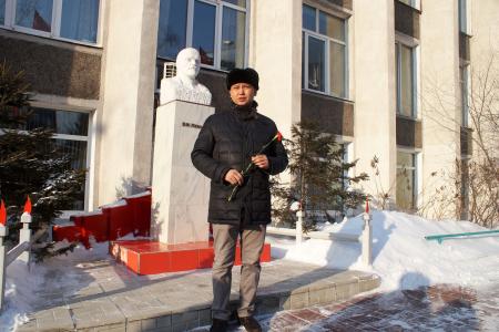 Республика Бурятия. Ленин навсегда останется в памяти народа!