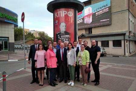 Воронежская и Белгородская области. Депутат Госдумы Сергей Гаврилов поздравил с Днем российской печати местных журналистов