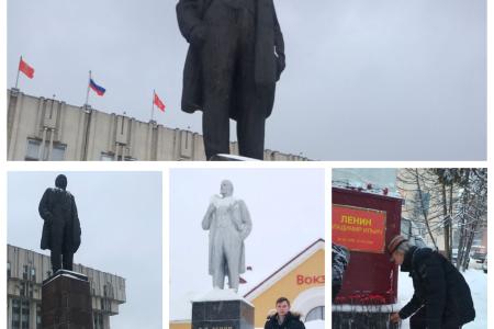 Тульские коммунисты почтили память Владимира Ильича Ленина