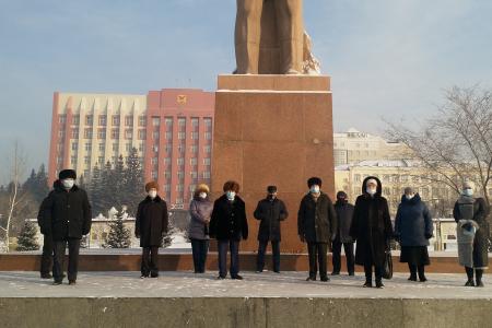 Коммунисты Забайкалья почтили память В. И. Ленина