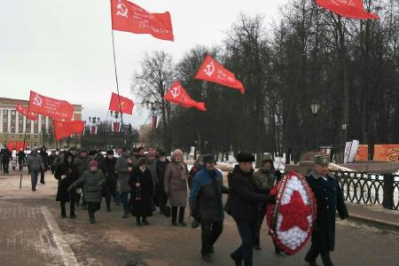 Новгородские коммунисты отметили 78-ю годовщину освобождения Великого Новгорода от немецко-фашистских захватчиков