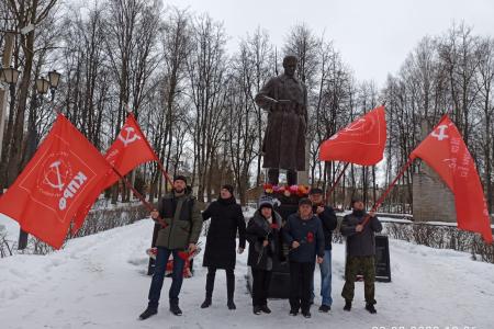 В Новгородской области прошли праздничные мероприятия, посвящённые 104-ой годовщине образования Рабоче-крестьянской Красной Армии