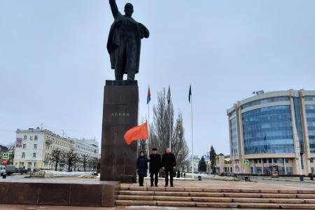 Празднование 104-й годовщины Рабоче-Крестьянской Красной Армии и ВМФ в Тамбове