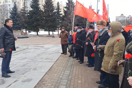Брянские коммунисты отметили 104-ю годовщину создания Красной Армии