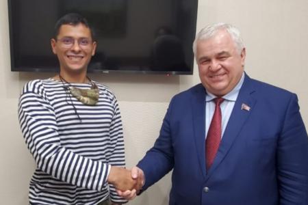 К.К. Тайсаев встретился с депутатом Конгресса Перу от левой партии «Свободная Перу» А. Рейесом Камой