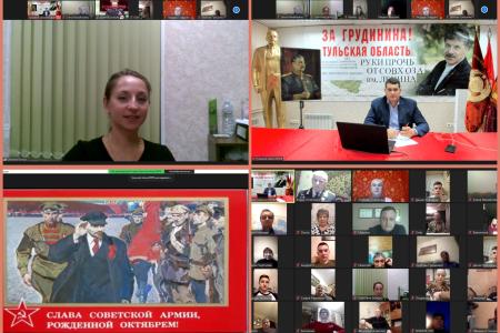 В Тульской области прошли праздничные мероприятия, посвященные 104-й годовщине Красной Армии и Военно-морского флота