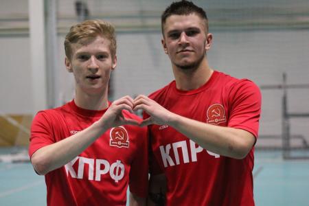 Команда по мини-футболу КПРФ-Калуга на чемпионате Калужской области