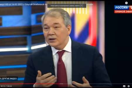Леонид Калашников принял участие в программе «60 минут» на телеканале Россия-1
