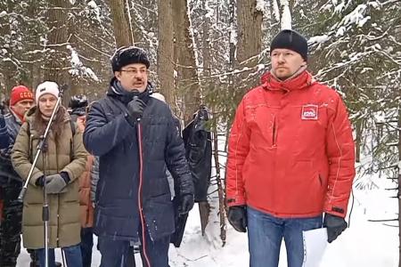 Москва. Сотни жителей Троицка сказали решительное "НЕТ" вырубке леса!