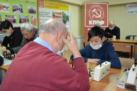 Республика Калмыкия. При поддержке КПРФ проведен шахматный турнир