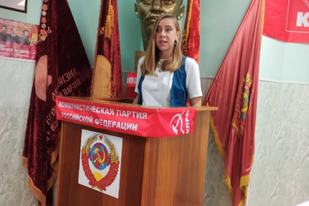 Новгородская область. Визит советника Председателя ЦК КПРФ Маргариты Образцовой в Старорусское районное отделение партии