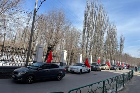 Коммунисты Волгоградской области приняли участие в Общероссийском патриотическом автопробеге