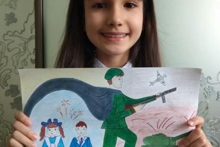 Дети Донбасса рисуют Победу