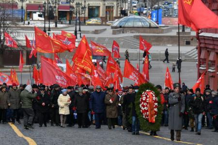 В Москве коммунисты почтили память И.В. Сталина