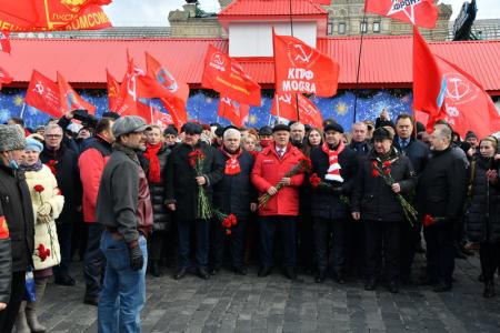 В Москве коммунисты почтили память И.В. Сталина
