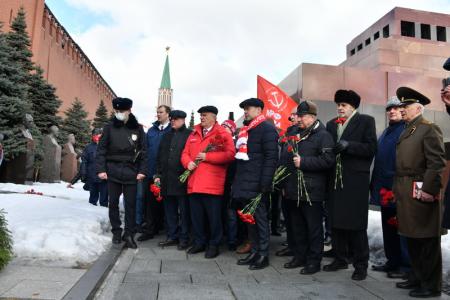 В Москве коммунисты почтили память И.В. Сталина