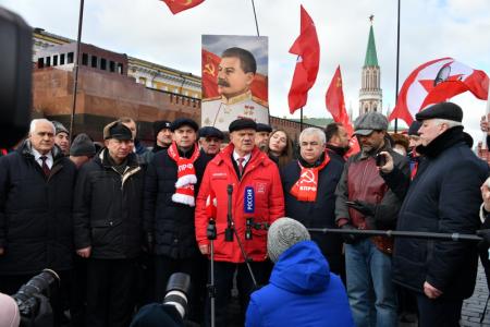 В Москве коммунисты почтили память И.В. Сталина