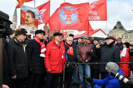В Москве коммунисты почтили память И.В. Сталина