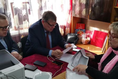 Московская область. Депутаты-коммунисты Александр Наумов и Олег Емельянов провели прием граждан в наукограде Пущино