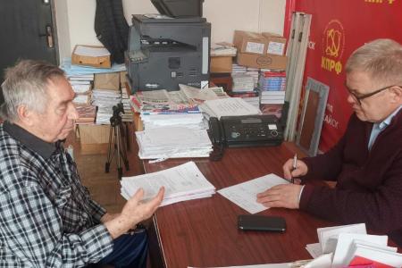 Московская область. Александр Наумов: «Мы, коммунисты, всегда рядом с народом. Вместе мы многого добьёмся!»