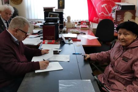 Московская область. Депутат-коммунист Александр Наумов провел прием жителей в городе Видное Ленинского г.о.