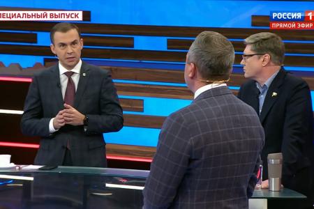 Юрий Афонин в эфире «России-1»: Красное Знамя Победы должно стать государственным символом