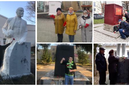 Тульские коммунисты провели серию мероприятий в ознаменование 152-ой годовщины со дня рождения В.И. Ленина