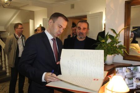 Юрий Афонин и Олег Мельниченко посетили Музей И.Н. Ульянова в Пензе