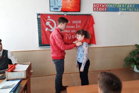 Курская область. Комсомольцы рассказывают современным школьникам о пионерской организации имени В.И. Ленина