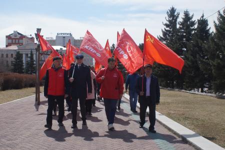 Коммунисты Бурятии отметили 152-ю годовщину со дня рождения В.И. Ленина