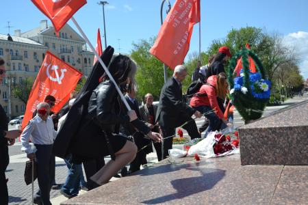 Астраханские коммунисты отметили 152-ю годовщину со дня рождения В.И. Ленина