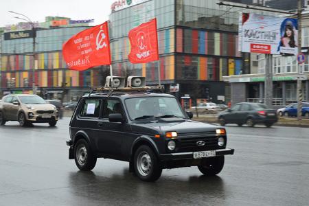 В городе Иваново прошёл автопробег лево-патриотических сил за развитие страны