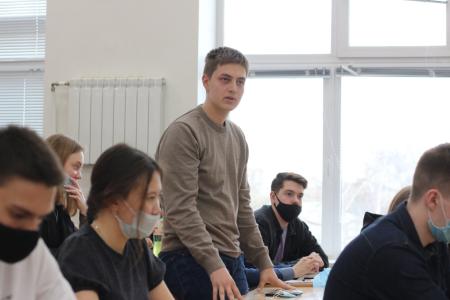 Екатеринбург. Георгий Камнев выступил с лекцией перед студентами УрГЮА