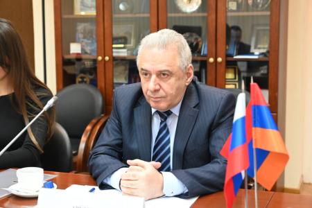 Состоялась встреча К.К. Тайсаева с Чрезвычайным и Полномочным послом Республики Армения в РФ В.В. Арутюняном