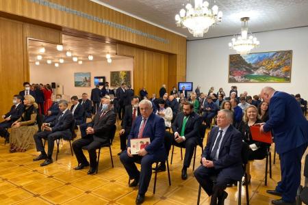 В Посольстве КНДР прошло торжественное мероприятие в честь 110-летия Ким Ир Сена