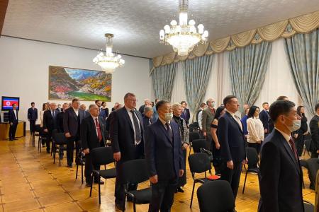 В Посольстве КНДР прошло торжественное мероприятие в честь 110-летия Ким Ир Сена