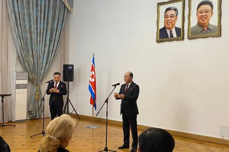 В Посольстве КНДР прошло торжественное мероприятие в честь 110-летия Ким Ир Сена