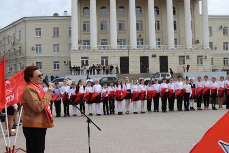 Волгоградская область. В городе Волжском открылся сквер имени А.В. Апариной