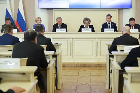 Николай Харитонов принял участие в мероприятиях Совета законодателей Российской Федерации в Санкт-Петербурге