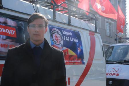 Омск. Автопробег в честь Дня космонавтики