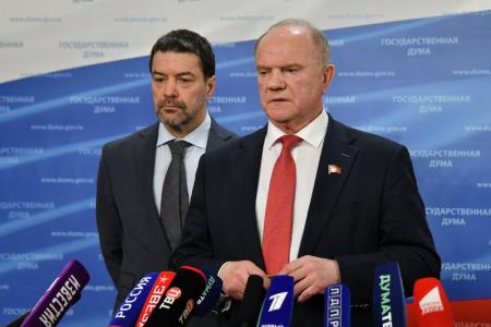 Г.А. Зюганов выразил соболезнования в связи с уходом из жизни В.В. Жириновского
