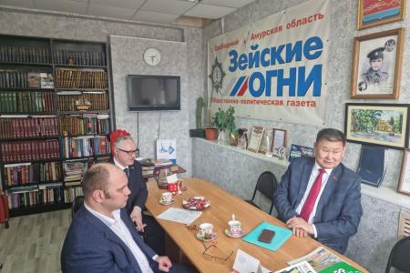 Амурская область. Вячеслав Мархаев и Роман Кобызов посетили город президентского внимания Свободный