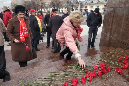 В Рязанской области отметили 152-ю годовщину со дня рождения В.И. Ленина