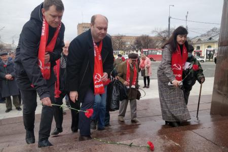 В Рязанской области отметили 152-ю годовщину со дня рождения В.И. Ленина