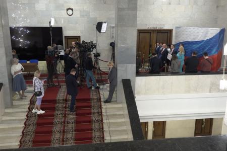 Г.А. Зюганов: «За сплоченность и единство под Красным знаменем Победы!»